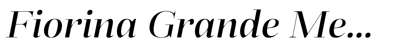 Fiorina Grande Medium Italic